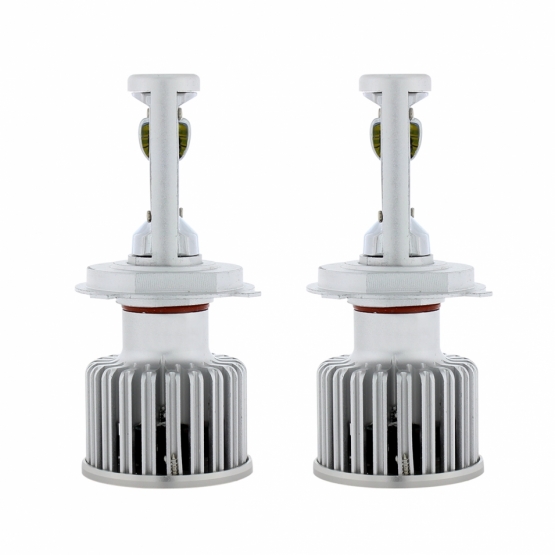 High Power H4 LED Bulb With Fan (Pair) - Thumbnail 3