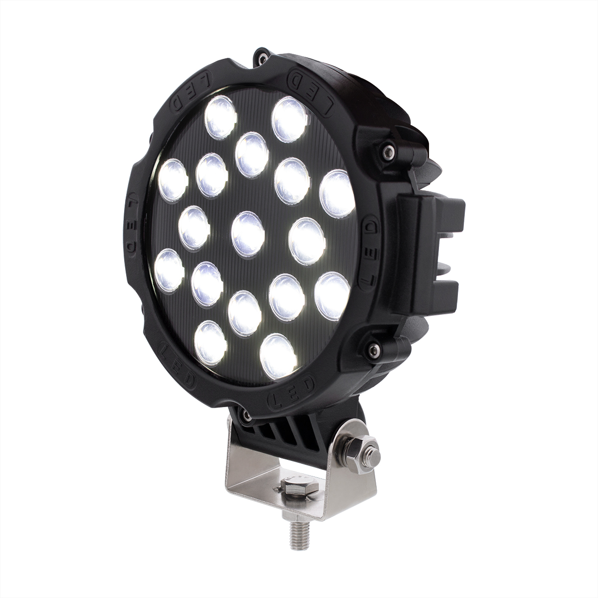 17 High Power LED 7" Spot/Off Road Light - Thumbnail 3