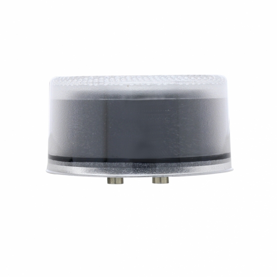 9 LED 2" Round Mirage Light (Clearance/Marker) - Amber LED/Clear Lens - Thumbnail 4