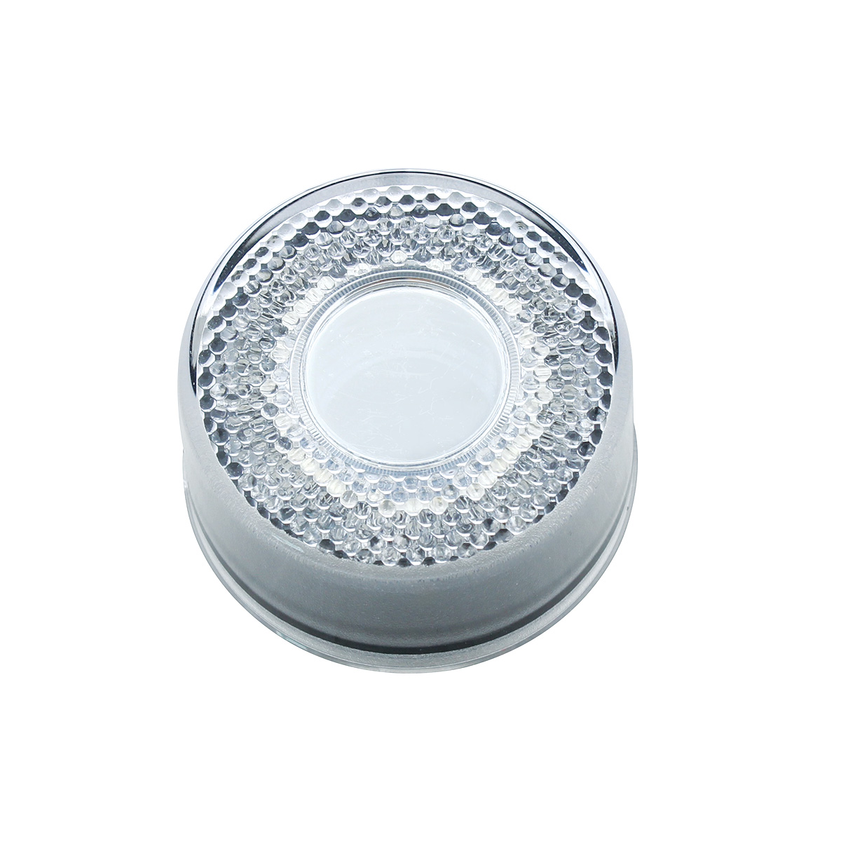 9 LED 2" Round Mirage Light (Clearance/Marker) - Red Led/Clear Lens (Bulk) - Thumbnail 3