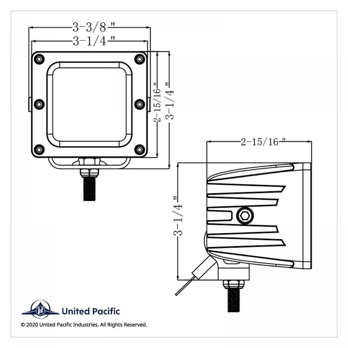 4 High Power LED Work Light - Spot Light - Thumbnail 5