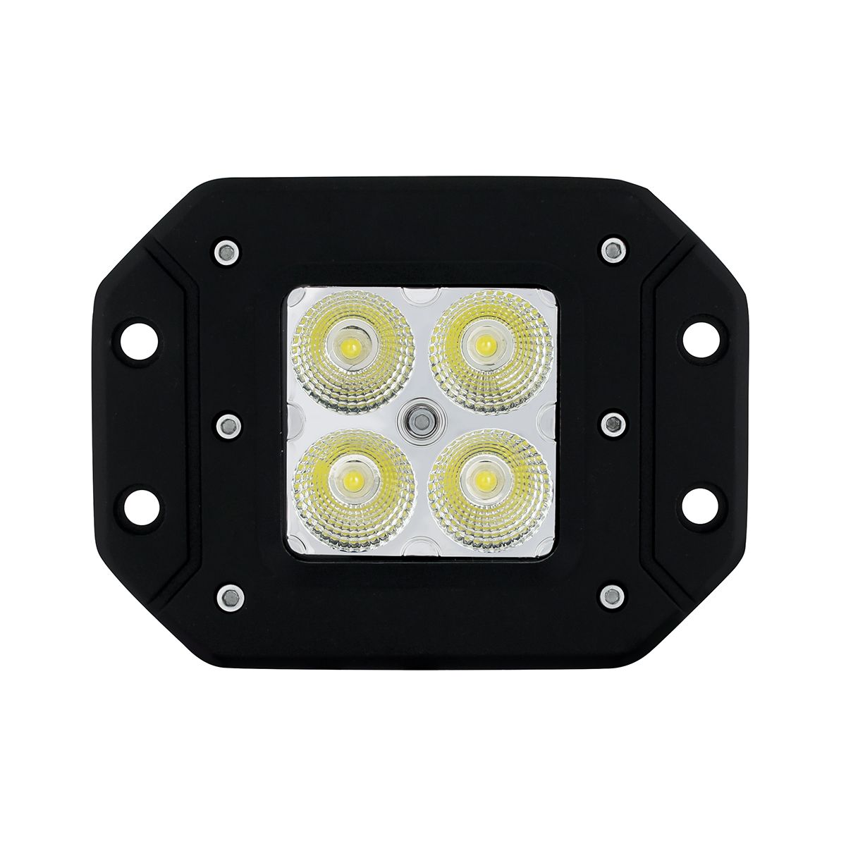 4 High Power LED Flange Mount Work Light - Flood Light