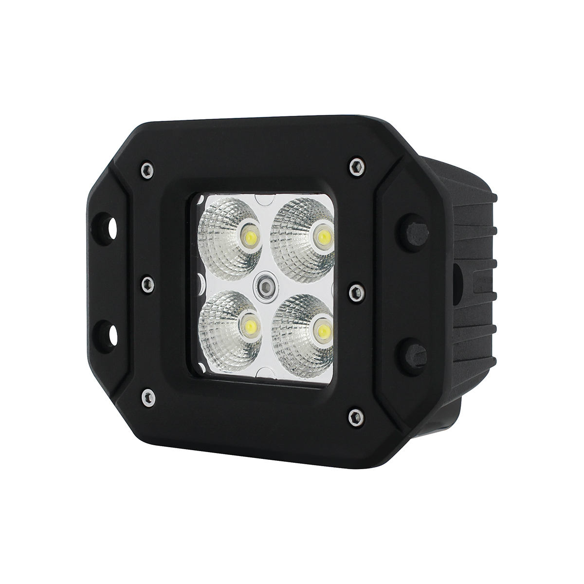 4 High Power LED Flange Mount Work Light - Flood Light - Thumbnail 2