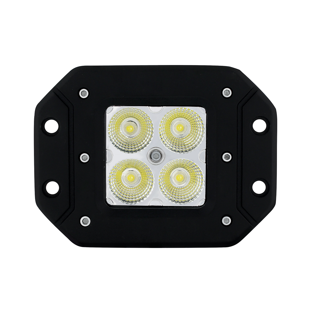 4 High Power LED Flange Mount Work Light - Flood Light - Thumbnail 7