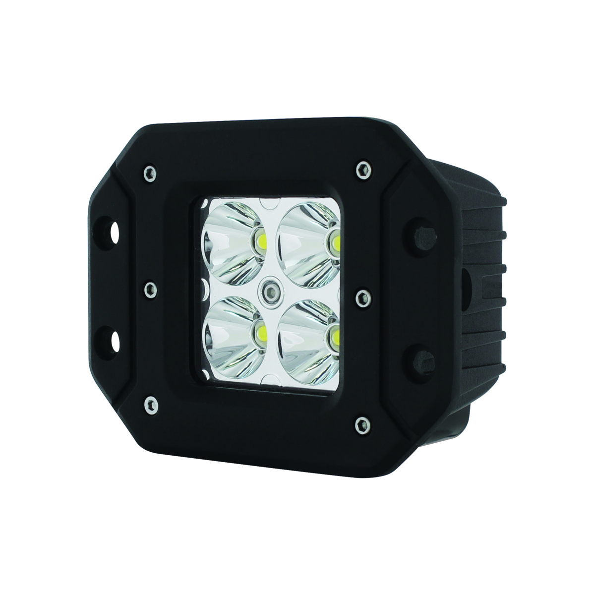 4 High Power LED Flange Mount Work Light - Spot Light