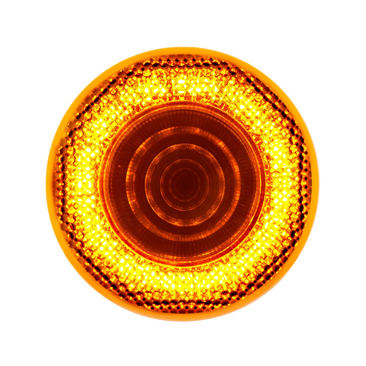 12 LED 2.5" Mirage Light (Clearance/Marker) - Amber LED/Amber Lens
