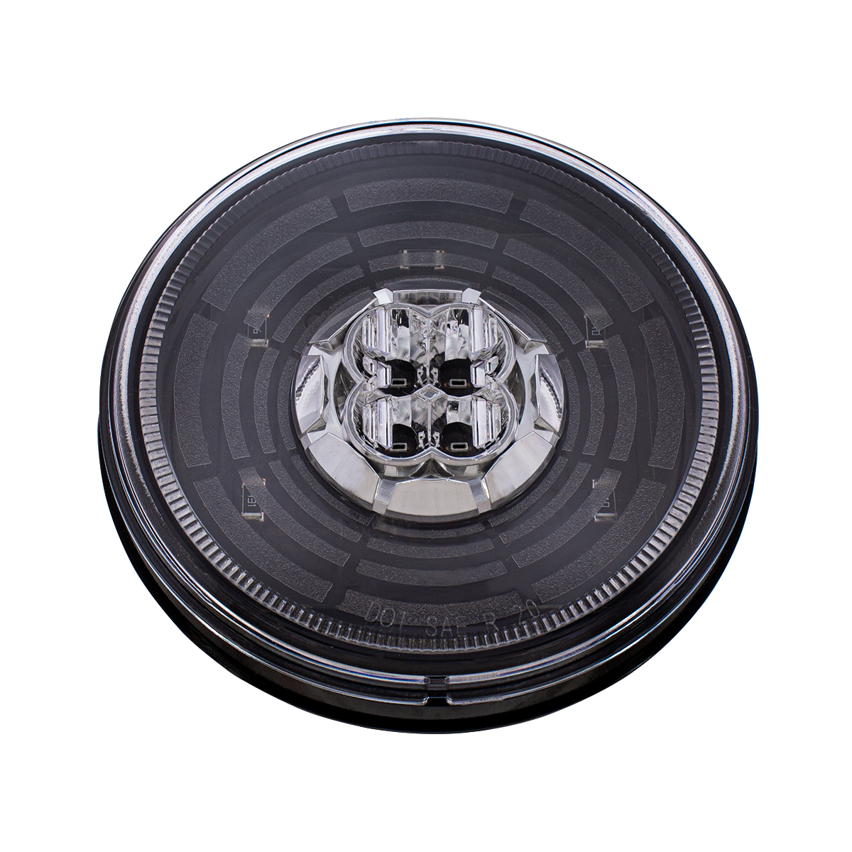 13 LED 4" Round Abyss Light (Back-Up) - White LED/Clear Lens - Thumbnail 4
