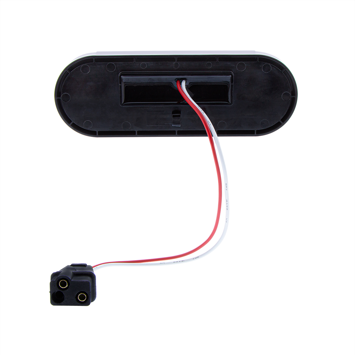 22 LED 6" Oval Abyss Light (Back-Up) - White LED/Clear Lens - Thumbnail 6