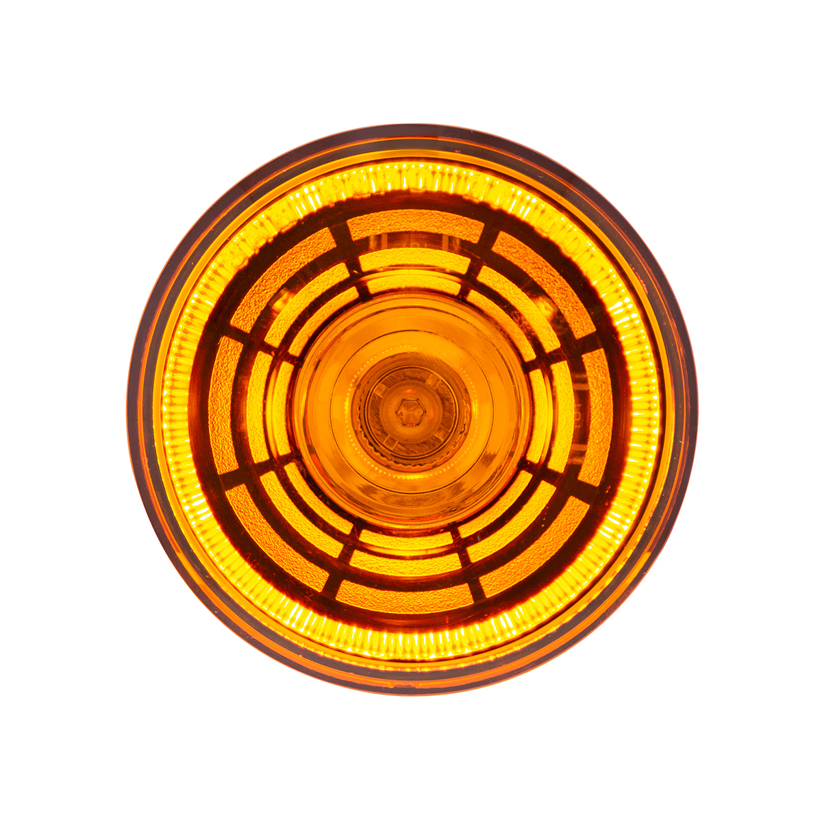 4 LED 2" Round Abyss Light (Clearance/Marker) - Amber LED/Amber Lens - Thumbnail 8
