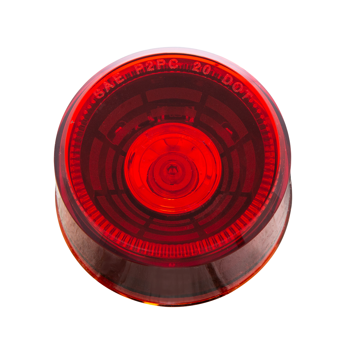 4 LED 2" Round Abyss Light (Clearance/Marker) - Red LED/Red Lens - Thumbnail 4