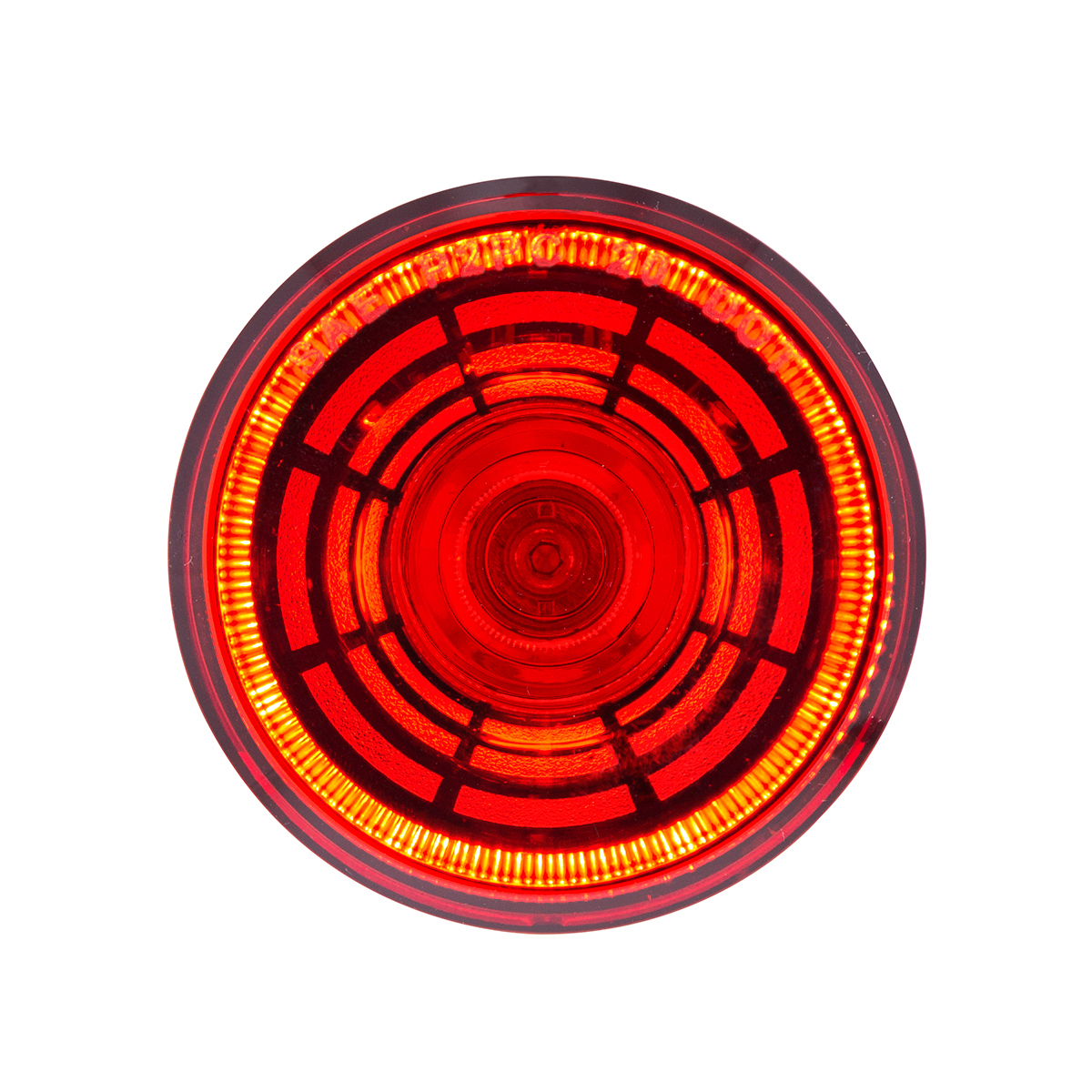 4 LED 2" Round Abyss Light (Clearance/Marker) - Red LED/Red Lens - Thumbnail 8