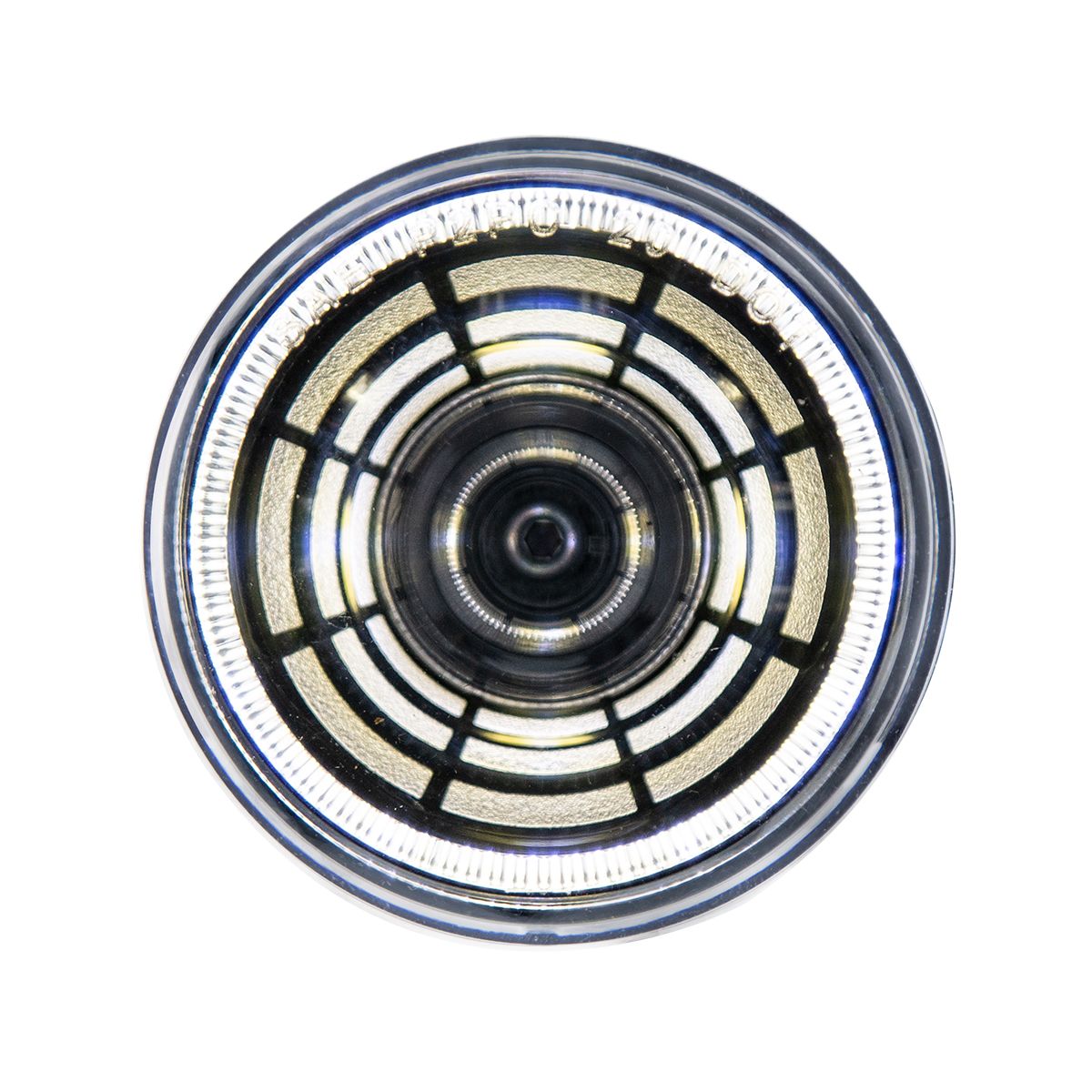 4 LED 2" Round Abyss Light (Clearance/Marker) - White LED/Clear Lens
