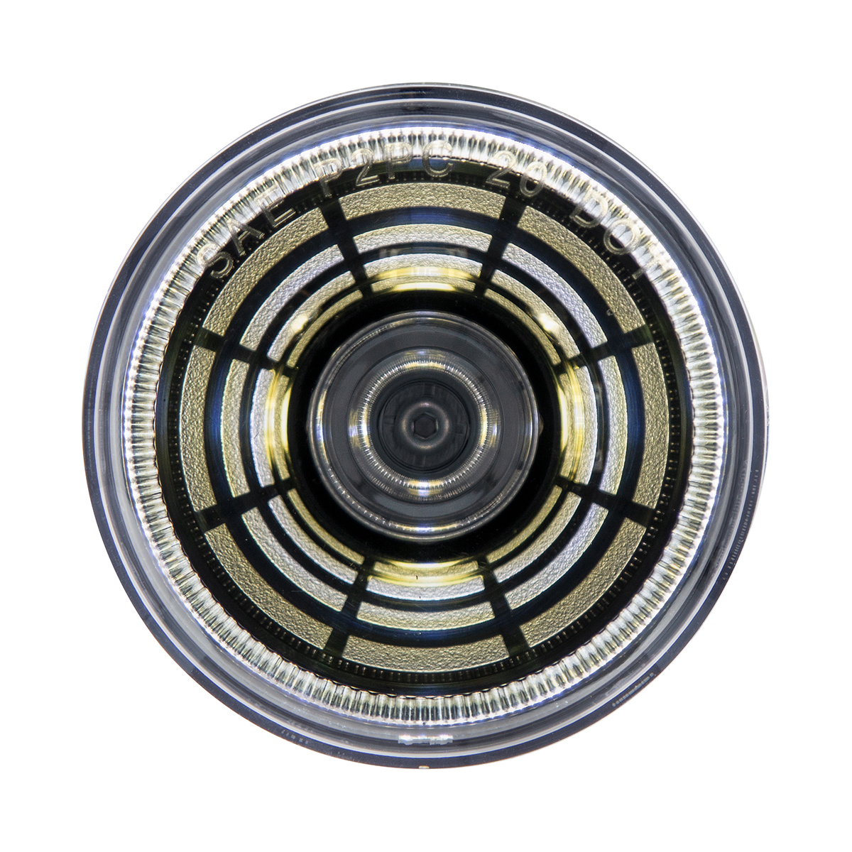 4 LED 2.5" Round Abyss Light (Clearance/Marker) - White LED/Clear Lens - Thumbnail 8