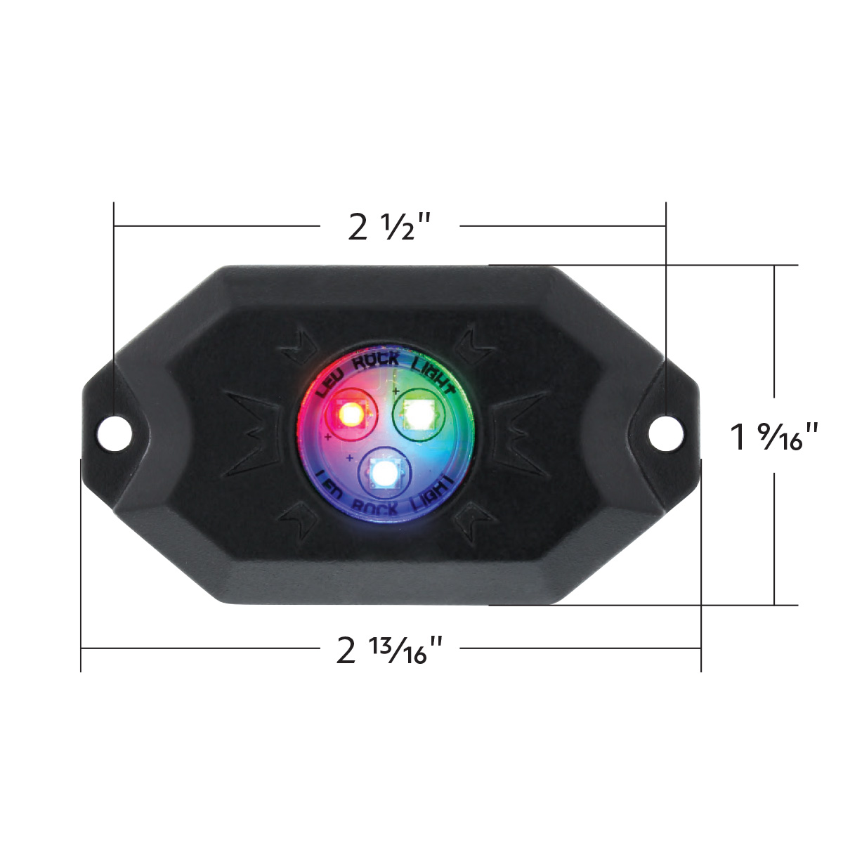 RGB Multi-Color 500 Lumen LED Rock Light 4-Piece Kit - Thumbnail 8