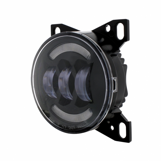 18 LED Fog Light With LED Light Bar For Peterbilt 579 (2012-2021) & Kenworth T660 (2007-2017)-Black - Thumbnail 3