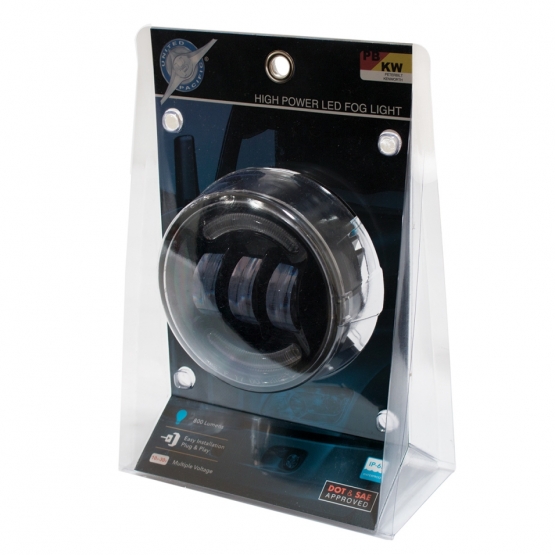 18 LED Fog Light With LED Light Bar For Peterbilt 579 (2012-2021) & Kenworth T660 (2007-2017)-Black - Thumbnail 6