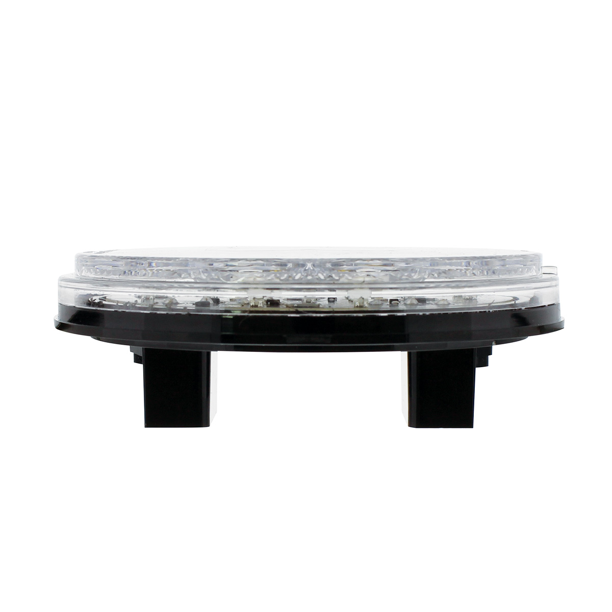 4" Round Combo Light With 12 LED Stop, Turn & Tail & 16 LED Back-Up - Red LED/Clear Lens - Thumbnail 6