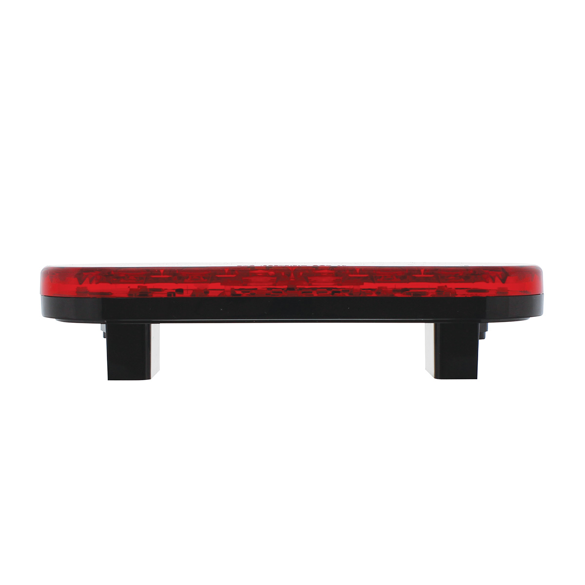6" Oval Combo Light With 14 LED Stop, Turn & Tail & 16 LED Back-Up -Red LED/Red Lens - Thumbnail 6