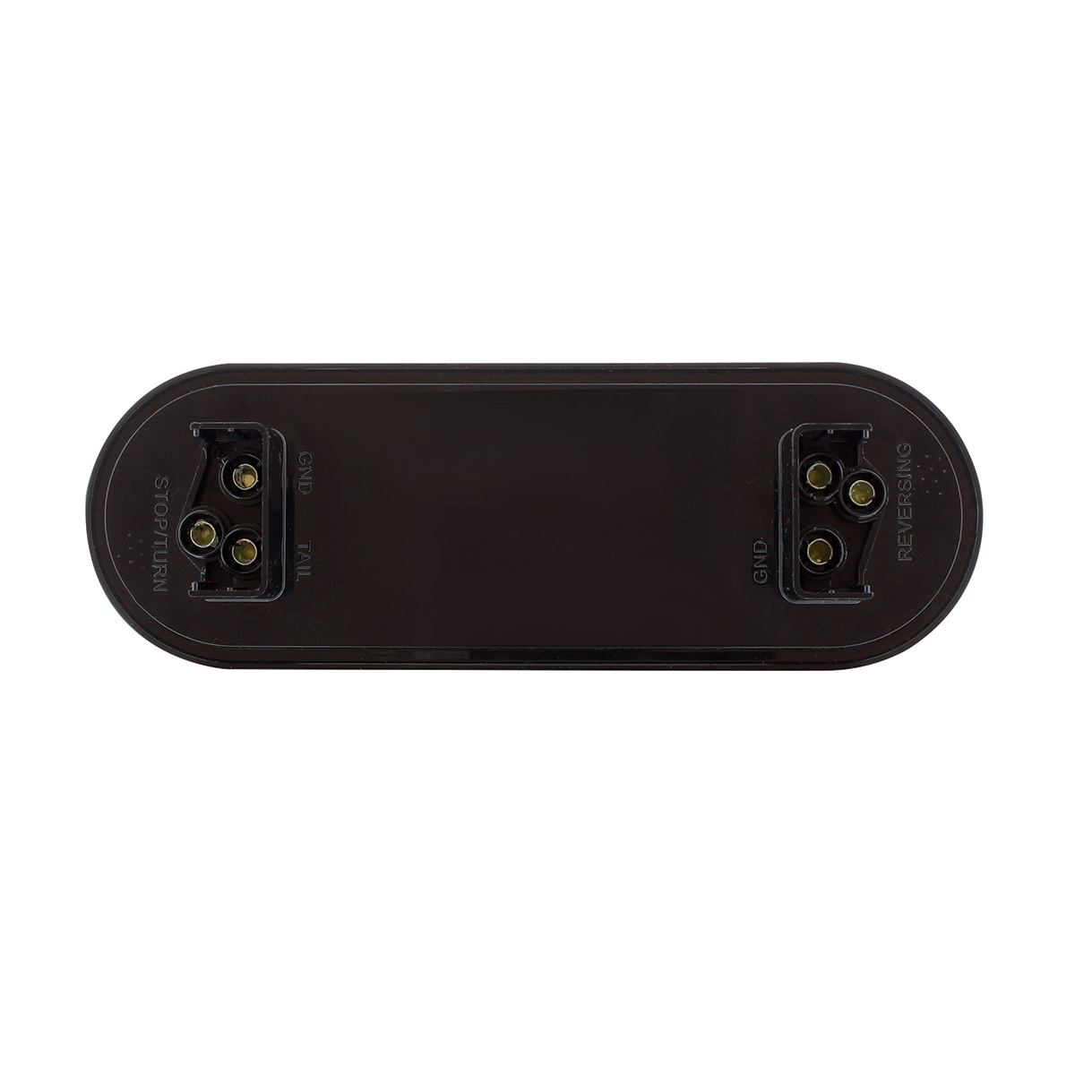 6" Oval Combo Light With 14 LED Stop, Turn & Tail & 16 LED Back-Up - Red LED/Clear Lens - Thumbnail 7