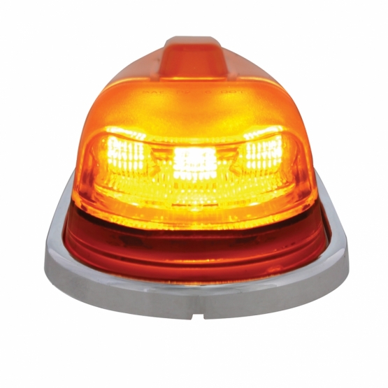 6 LED Pick-Up/SUV Cab Light- Amber LED/Amber Lens (Bulk) - Thumbnail 5