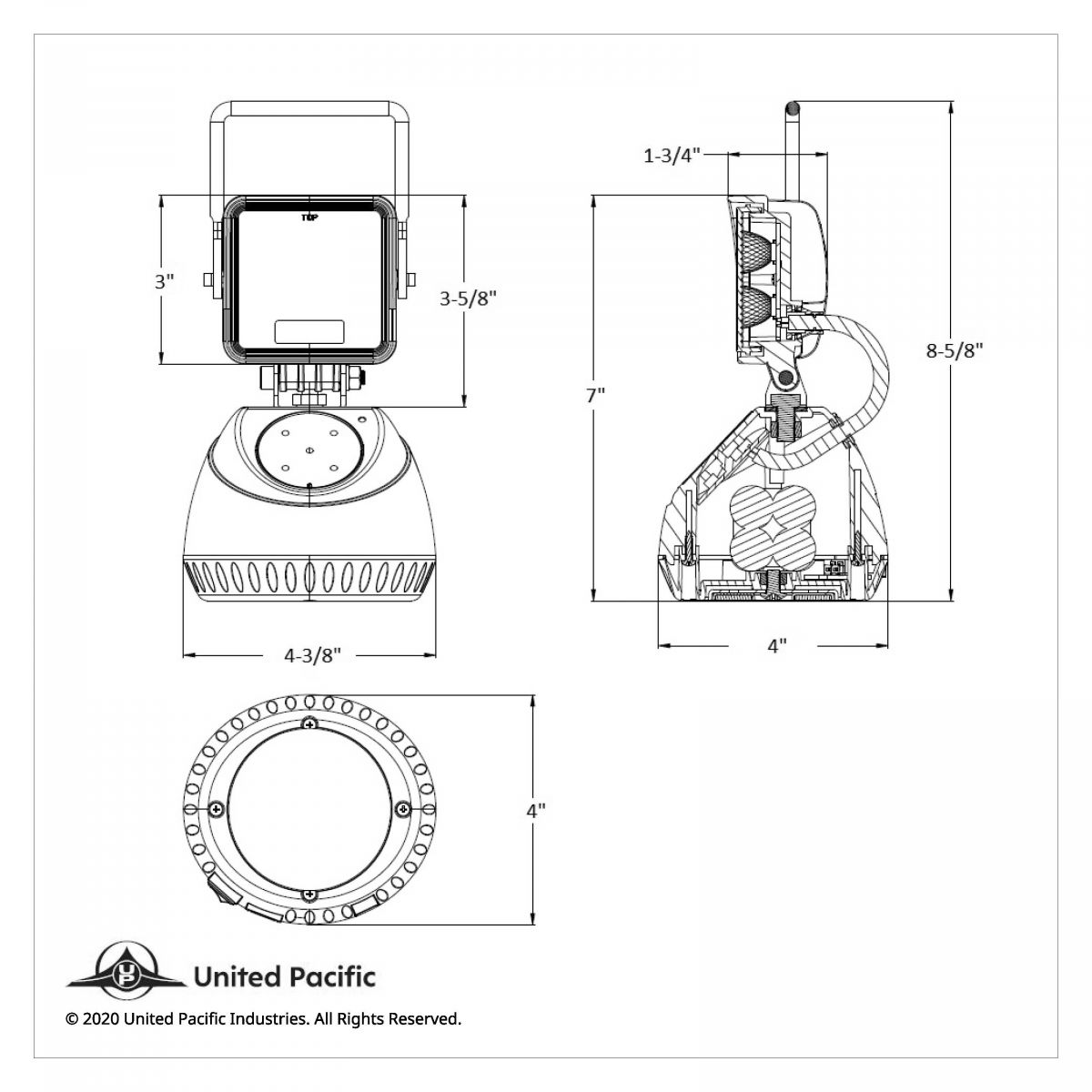 Magnetic Rechargeable LED Work Light - Thumbnail 10