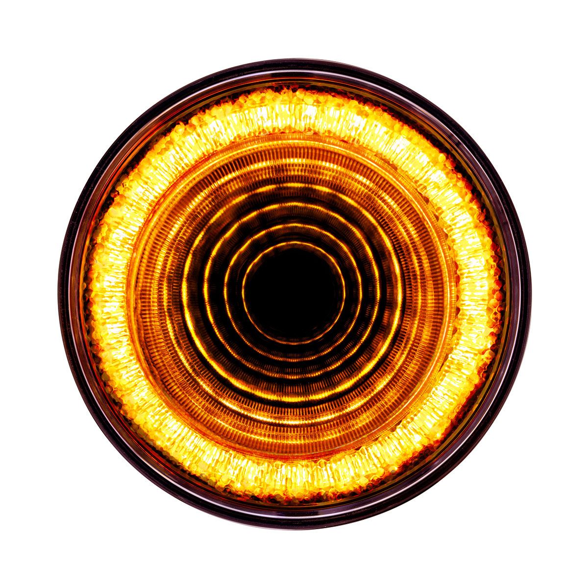 24 LED 4" Mirage Light (Turn Signal) - Amber LED/Amber Lens