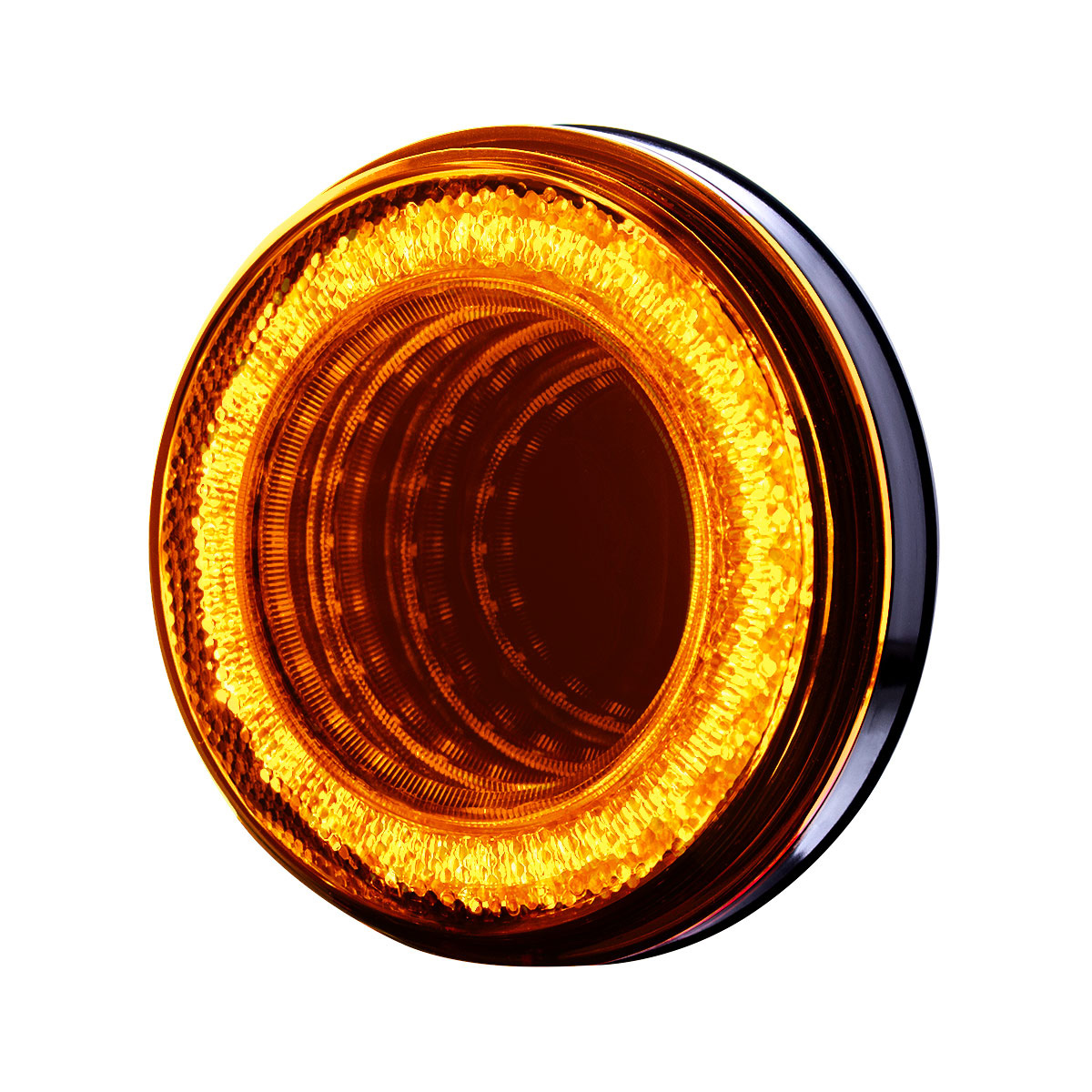 24 LED 4" Mirage Light (Turn Signal) - Amber LED/Amber Lens - Thumbnail 3