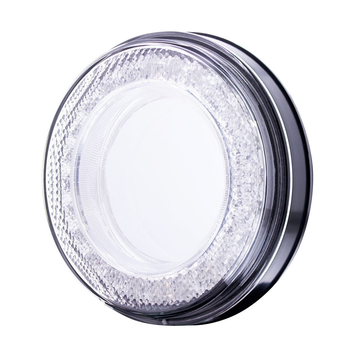 24 LED 4" Round Mirage Light (Stop, Turn & Tail) - Red LED/Clear Lens (Bulk) - Thumbnail 4