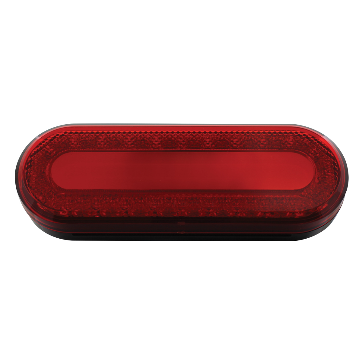 24 LED 6" Oval Mirage Light (Stop, Turn & Tail) - Red LED/Red Lens - Thumbnail 3