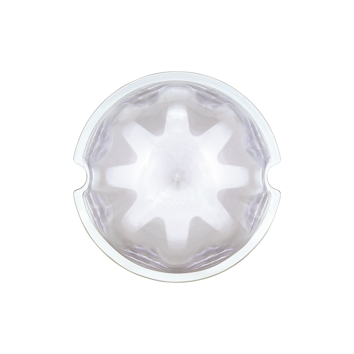 9 LED Dual Function GloLight Watermelon Cab/Auxiliary Light - Amber LED/Clear Lens (Bulk) - Thumbnail 7