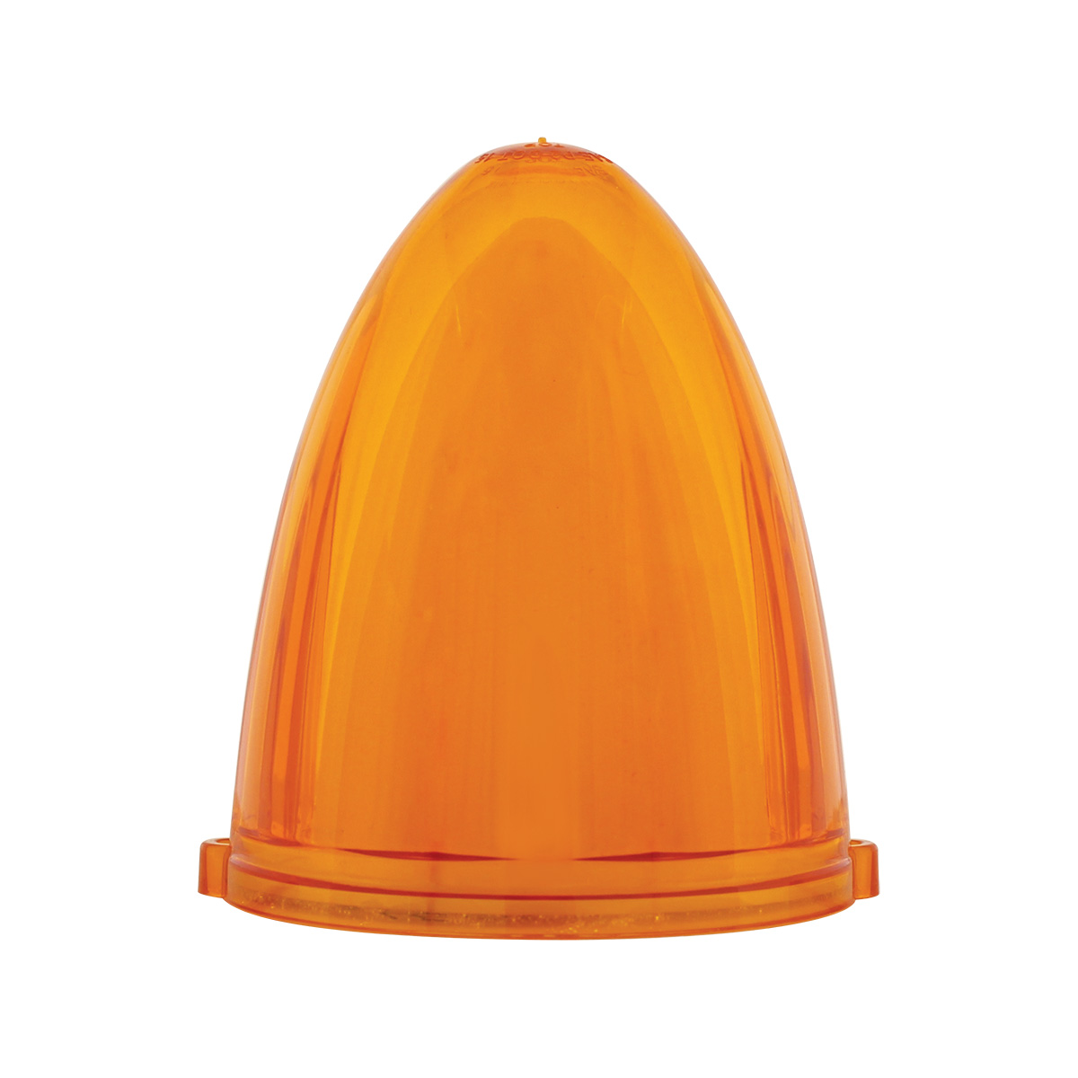 9 LED Dual Function GloLight Watermelon Grakon 1000 Style Cab Light - Amber LED/Amber Lens - Thumbnail 2