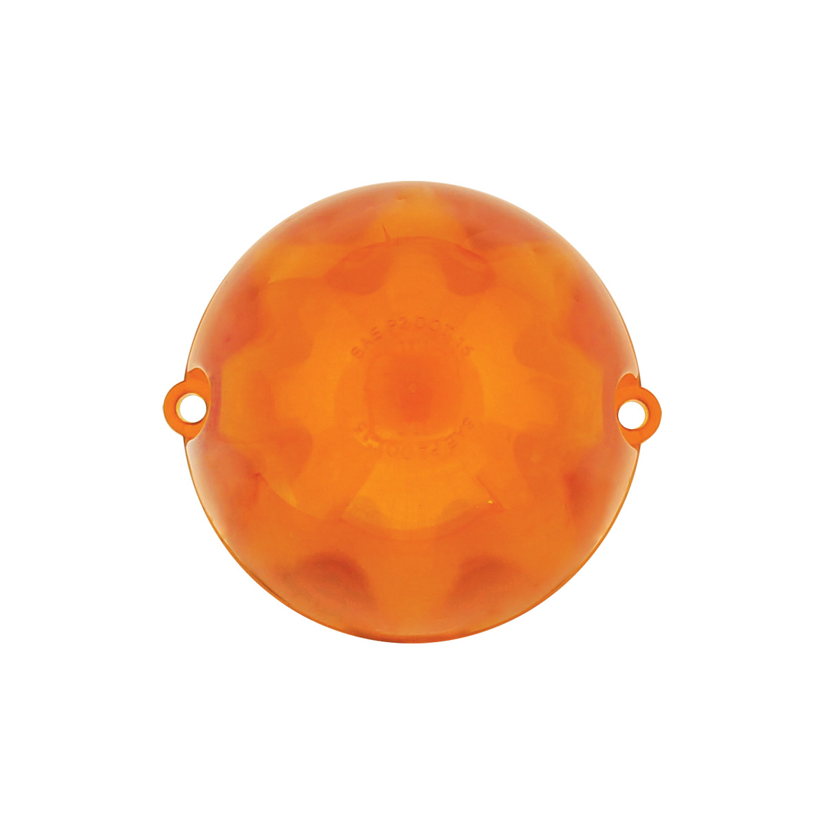 9 LED Dual Function GloLight Watermelon Grakon 1000 Style Cab Light - Amber LED/Amber Lens - Thumbnail 6
