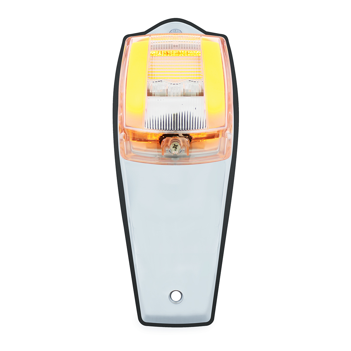 24 LED GloLights Square Cab Light Kit - Amber LED/Clear Lens - Thumbnail 5