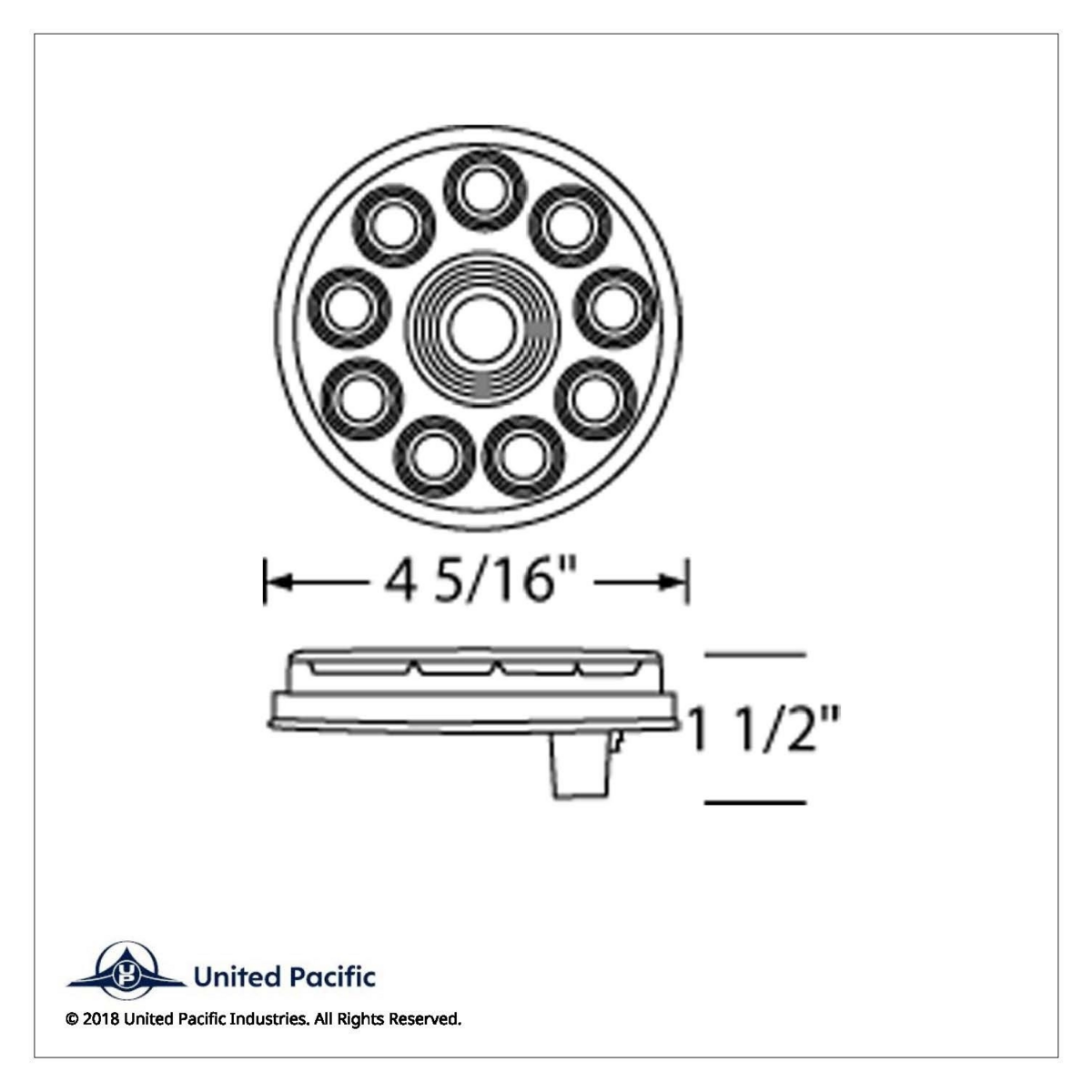 20 LED 4" Back-Up Light - "Competition Series" (Retail) - Thumbnail 8