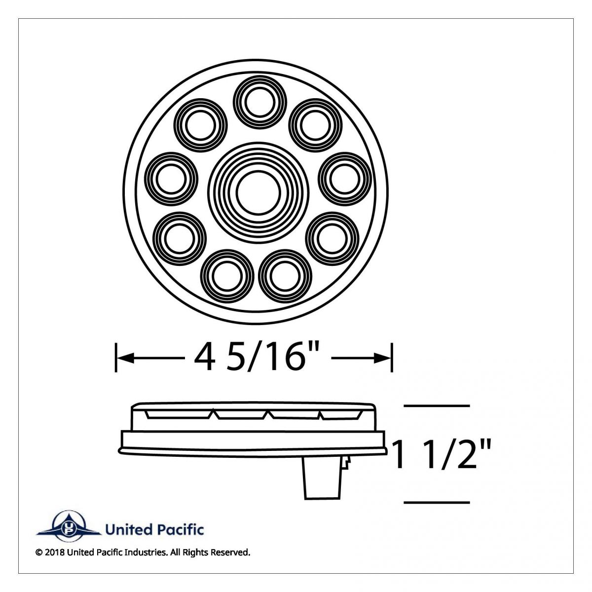 20 LED 4" Back-Up Light Kit - Competition Series - Thumbnail 6