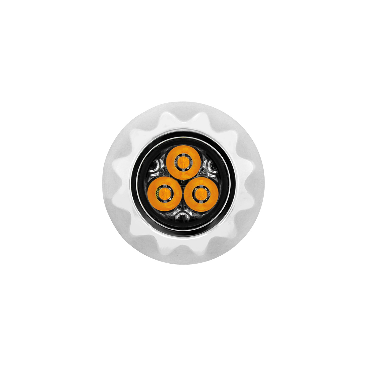 3 High Power LED Mini Warning Light - Amber LED (Bulk) - Thumbnail 2