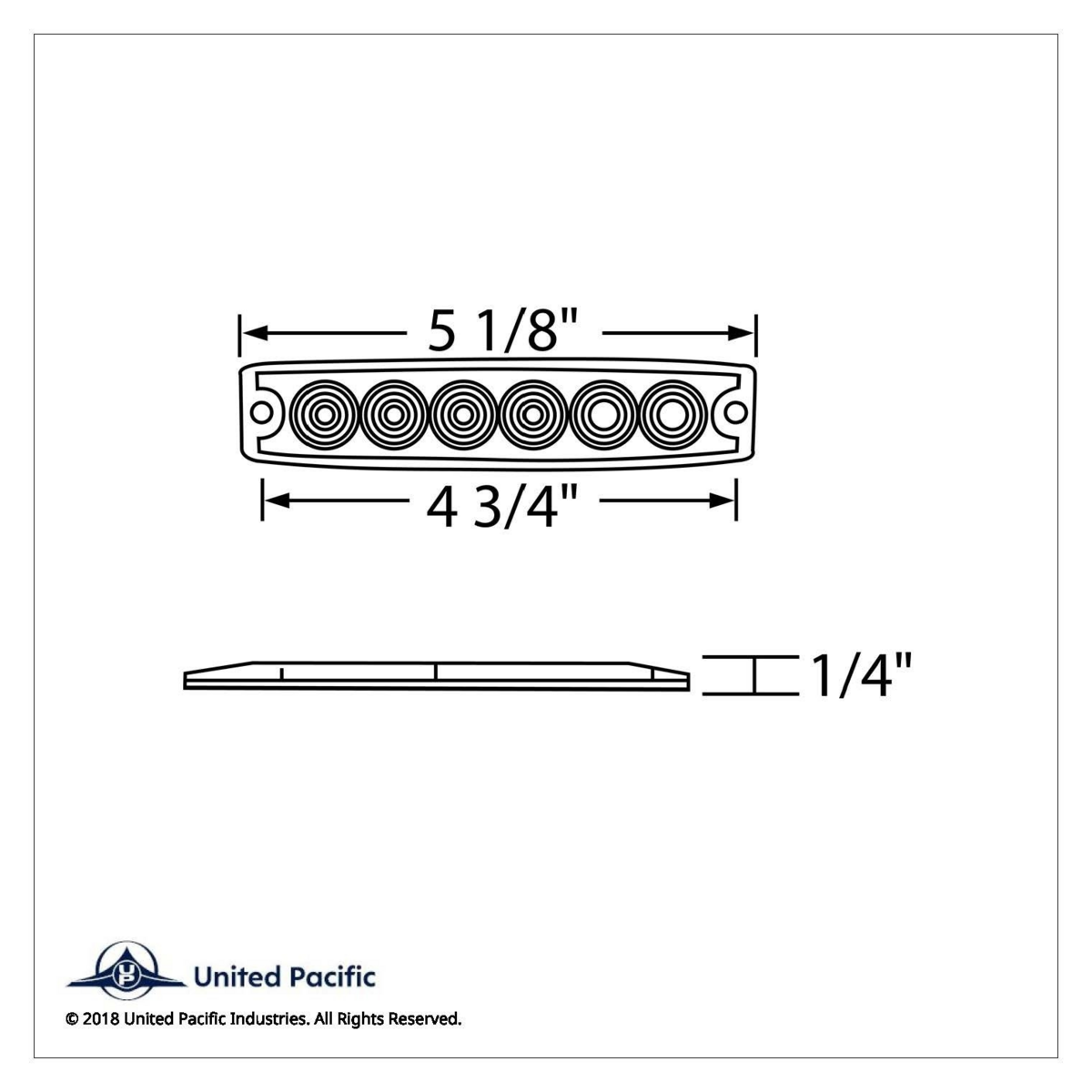 6 High Power LED Super Thin Warning Light - Amber LED/Clear Lens (Bulk) - Thumbnail 6