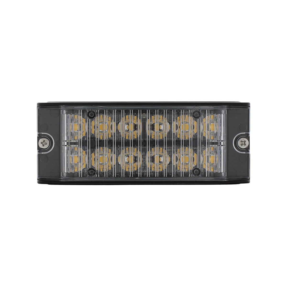 12 High Power LED Low Profile Warning Lighthead - Amber LED - Thumbnail 2