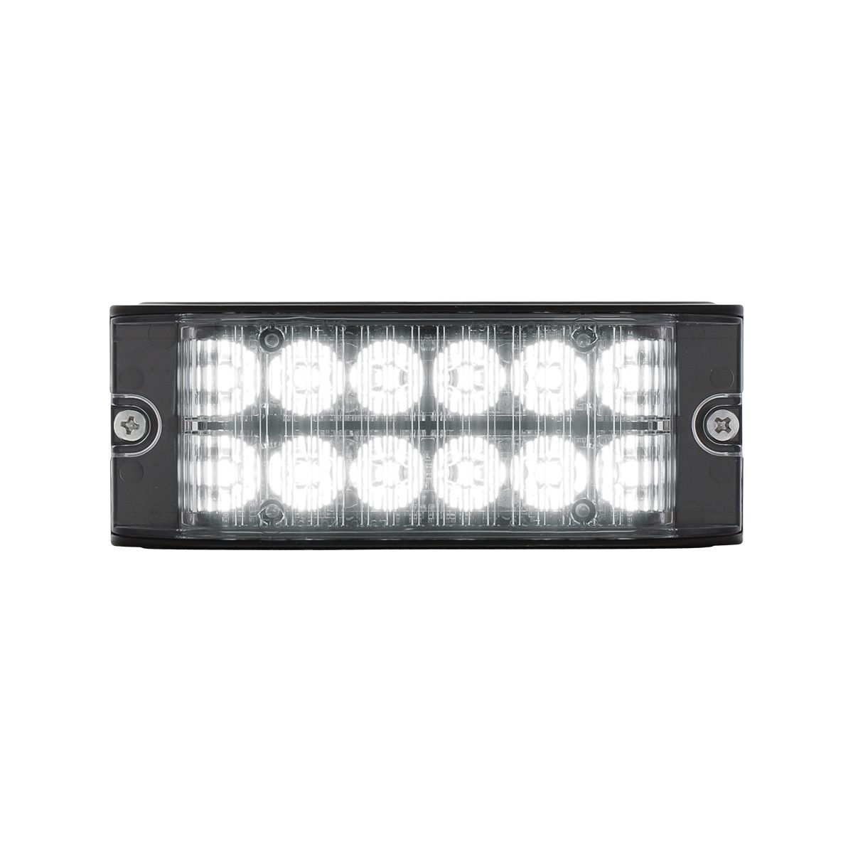 12 High Power LED Low Profile Warning Lighthead - White LED