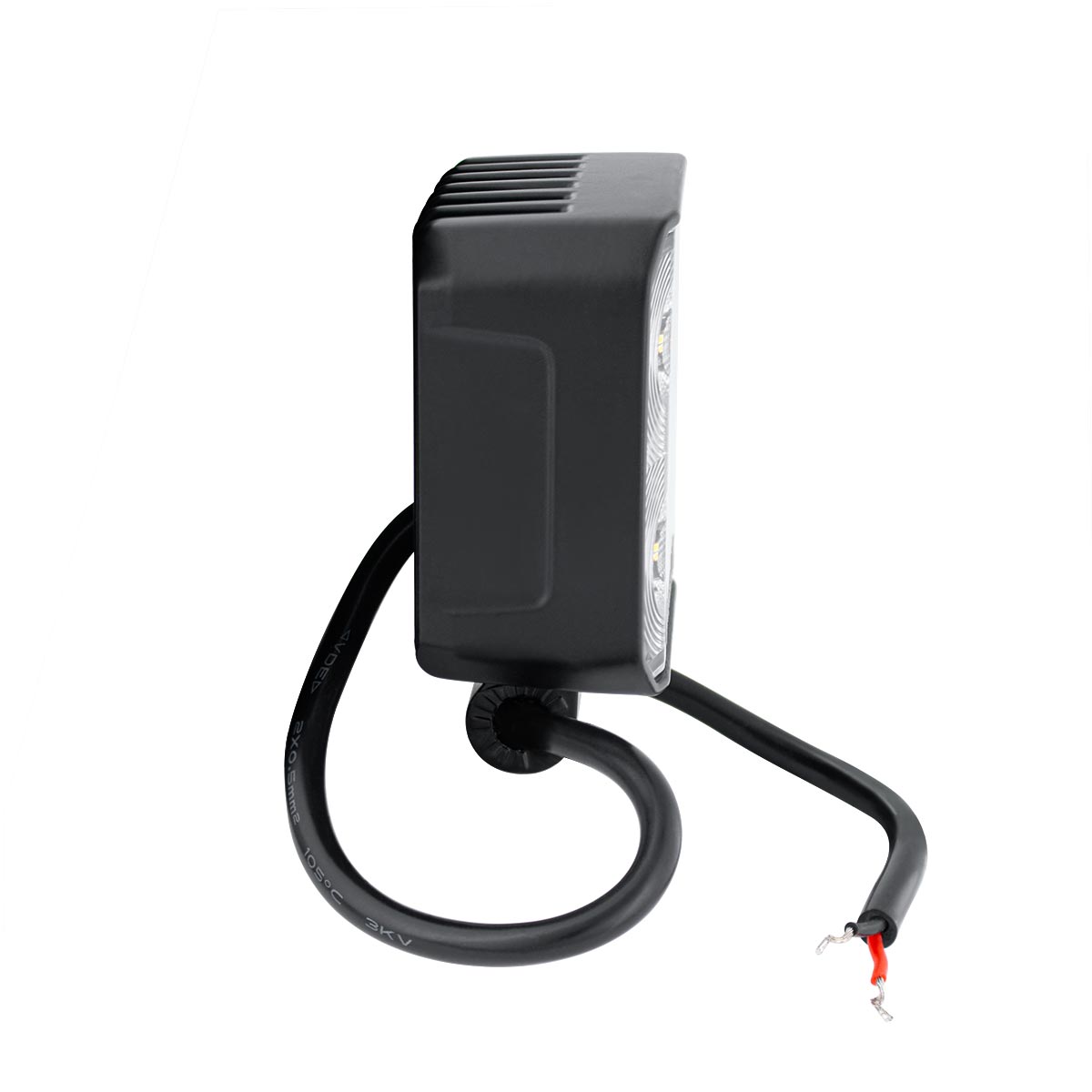 4 LED High Power 3" Square Work Light-Flood - Thumbnail 4