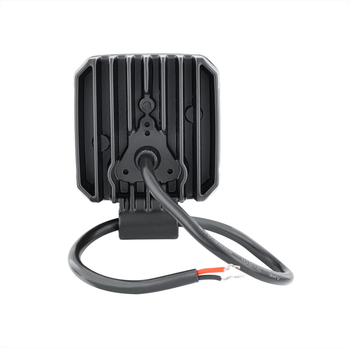 4 LED High Power 3" Square Work Light-Flood - Thumbnail 5