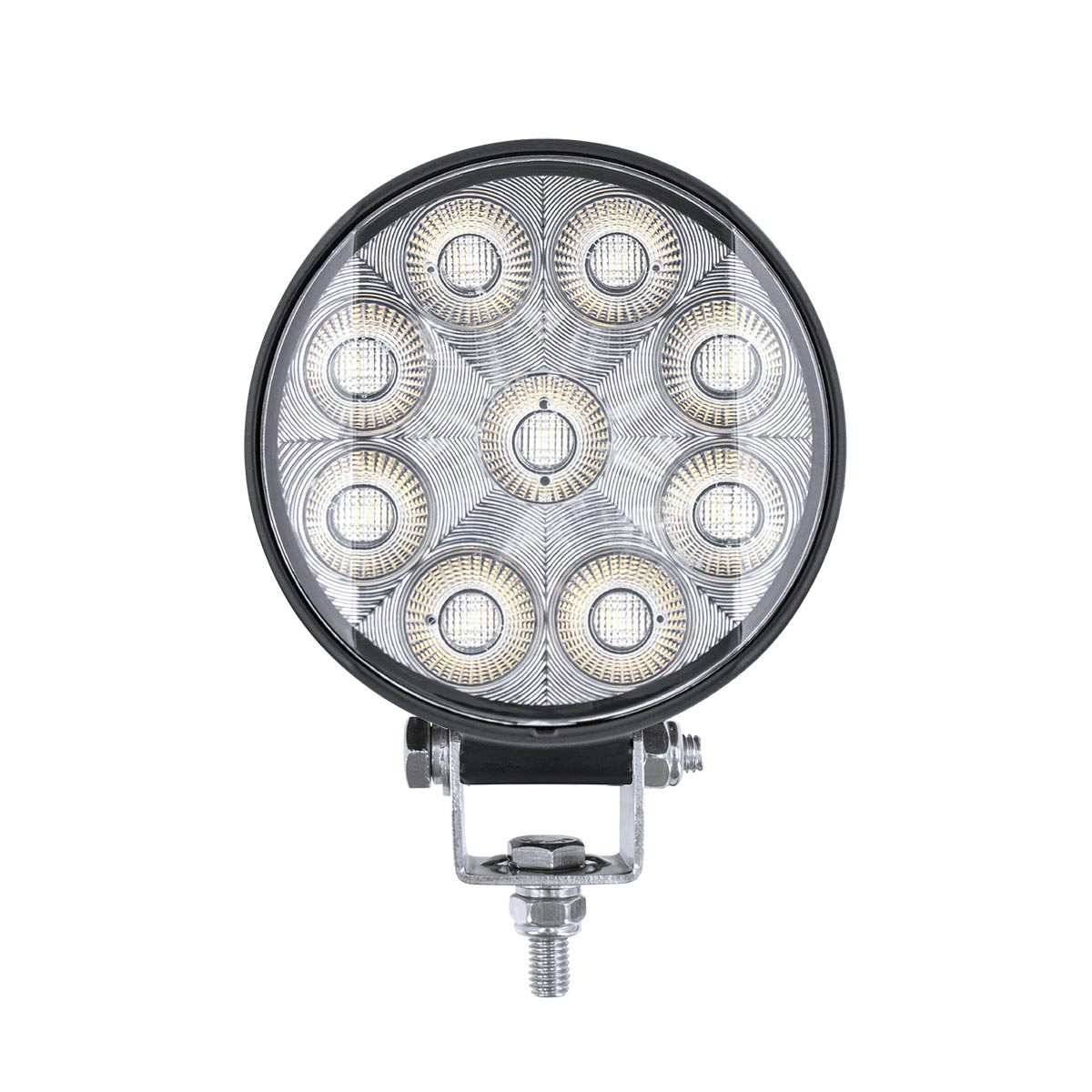 9 LED High Power 3-7/8" Round Work Light-Flood - Thumbnail 2