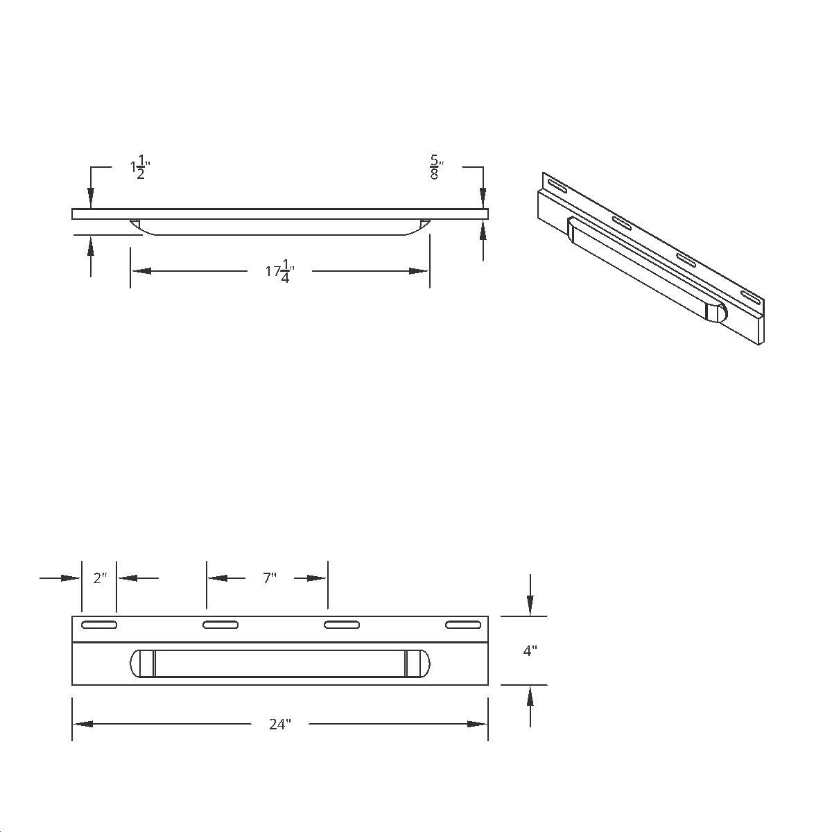 Stainless Top Mud Flap Plate With 19 LED 17" Light Bar - Red LED/Red Lens (Each) - Thumbnail 3