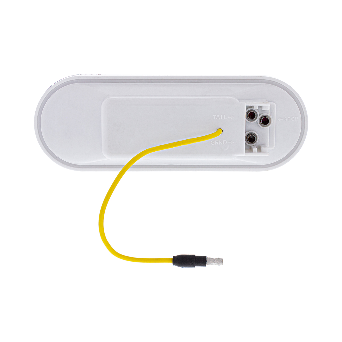 13 LED 6" Oval Double Fury Light (Stop, Turn & Tail) With Warning Light - Red & Amber LED/Clear Lens - Thumbnail 9