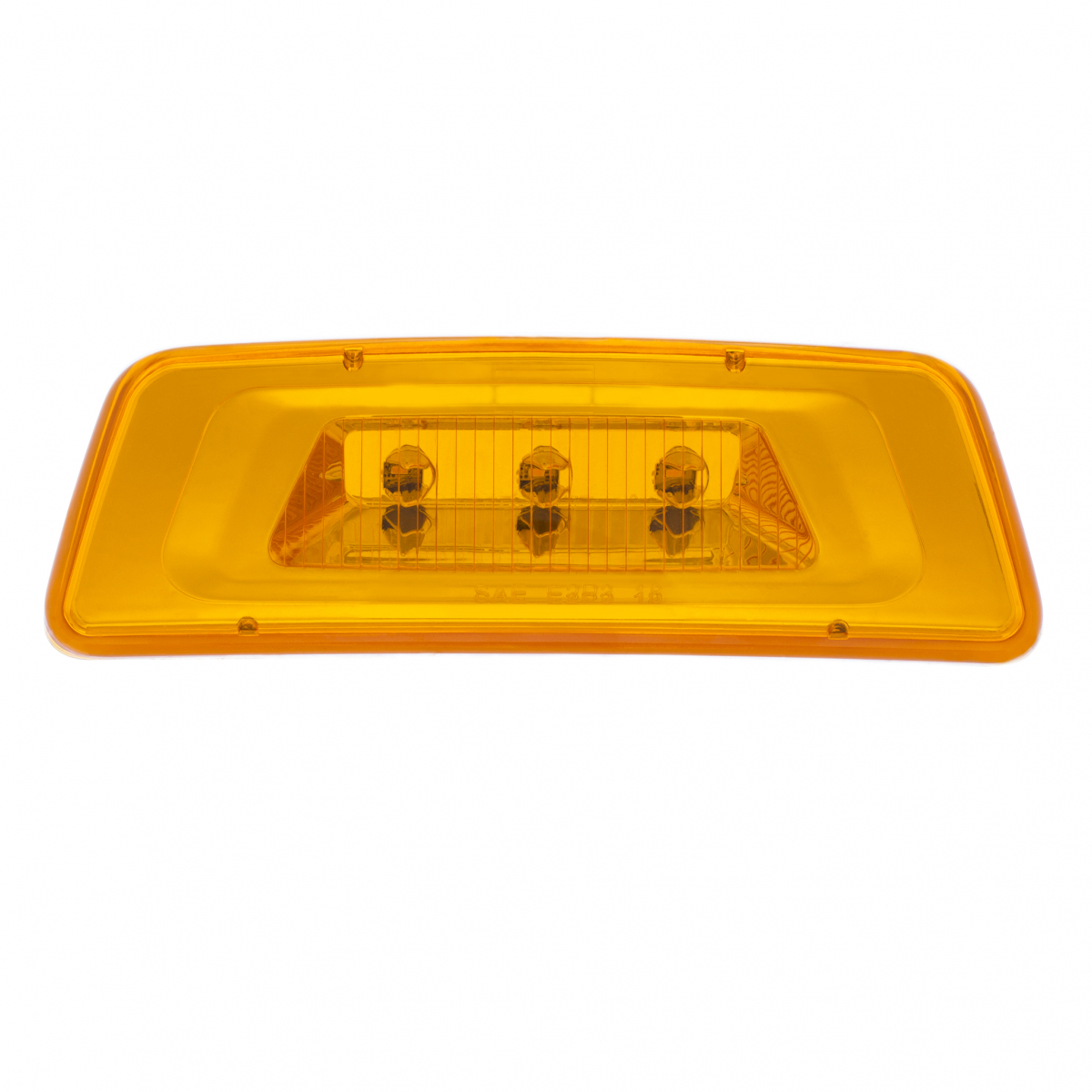 3 LED Fender Turn Signal/Parking Light For Kenworth T680/T700/T880 - Amber LED/Amber Lens - Thumbnail 2