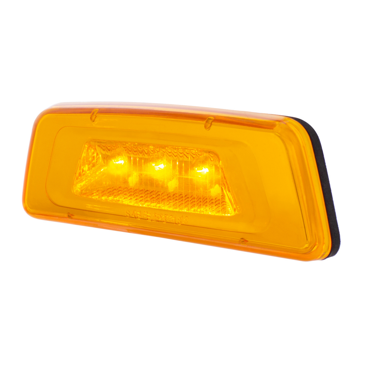 3 LED Fender Turn Signal/Parking Light For Kenworth T680/T700/T880 - Amber LED/Amber Lens - Thumbnail 11
