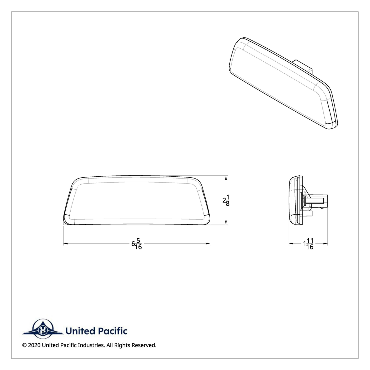 3 LED Fender Turn Signal/Parking Light For Kenworth T680/T700/T880 - Amber LED/Clear Lens - Thumbnail 16