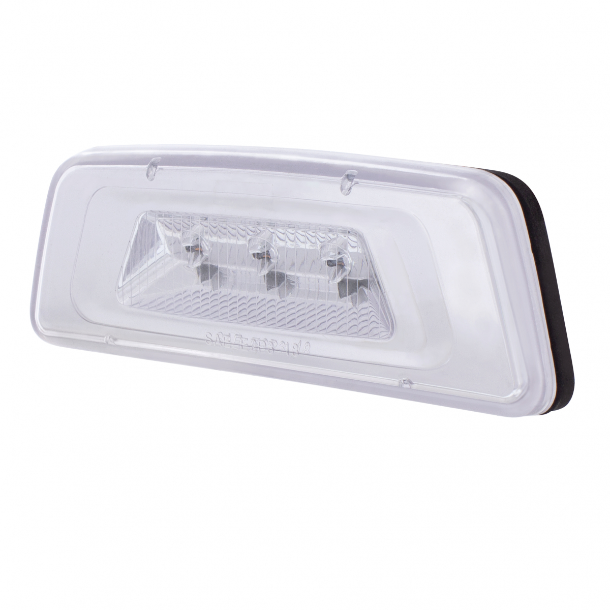 3 LED Fender Turn Signal/Parking Light For Kenworth T680/T700/T880 - Amber LED/Clear Lens - Thumbnail 4