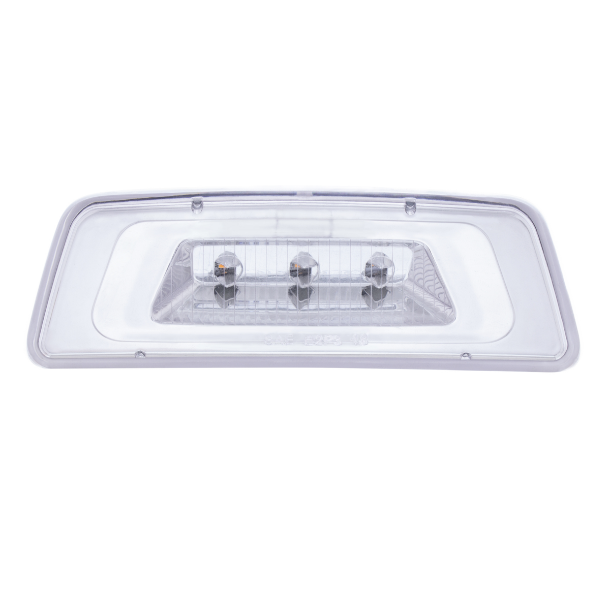 3 LED Fender Turn Signal/Parking Light For Kenworth T680/T700/T880 - Amber LED/Clear Lens - Thumbnail 10