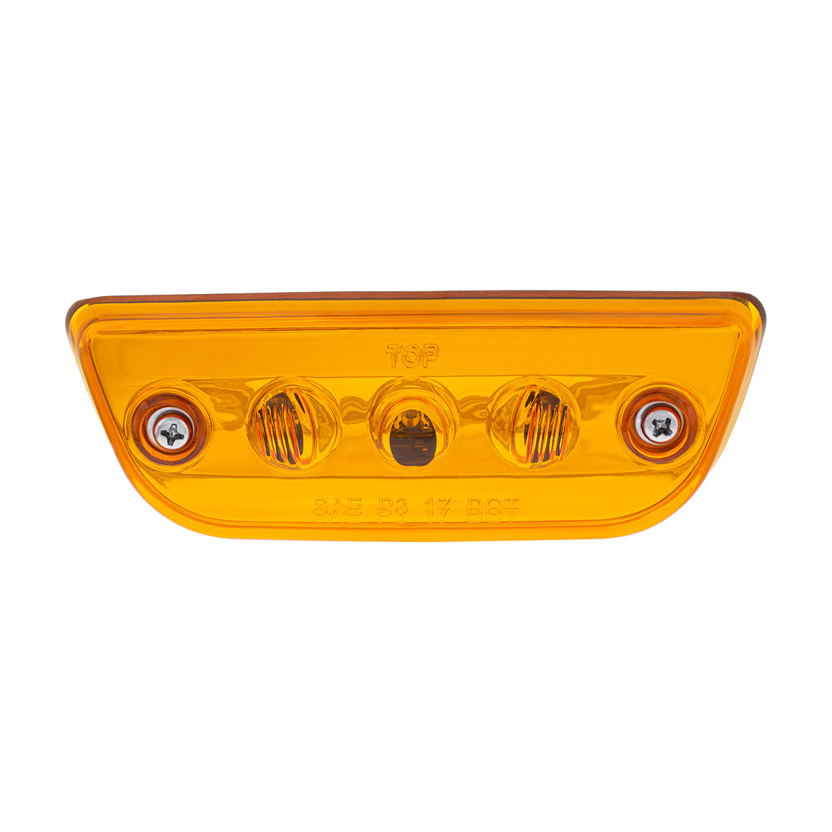 3 LED Cab Light For 2013-2021 Peterbilt 579 & Kenworth T680/T770/T880 -Amber LED/Lens - Thumbnail 2